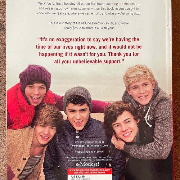 Boy band picture book with stories - Picture 2 of 2